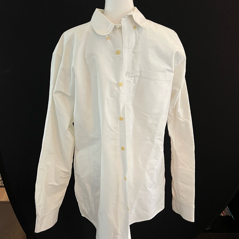 Levi's White Casual Button Down Shirt
